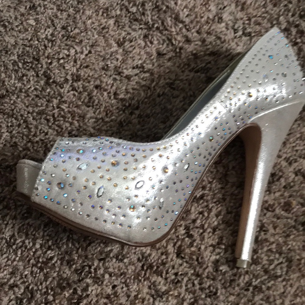 Silver heels